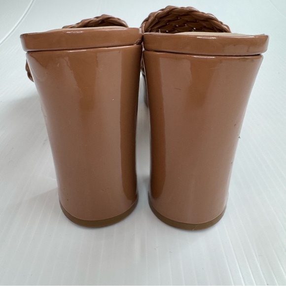 Rachel Zoe Gabrielle Women's Tan Woven Platform Heels - Picture 4 of 12